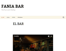 Tablet Screenshot of fania-bar.com